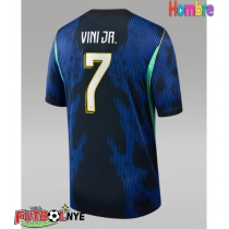Camiseta Brasil Vinicius Junior #7 Visitante Equipación Mundial 2026 manga corta